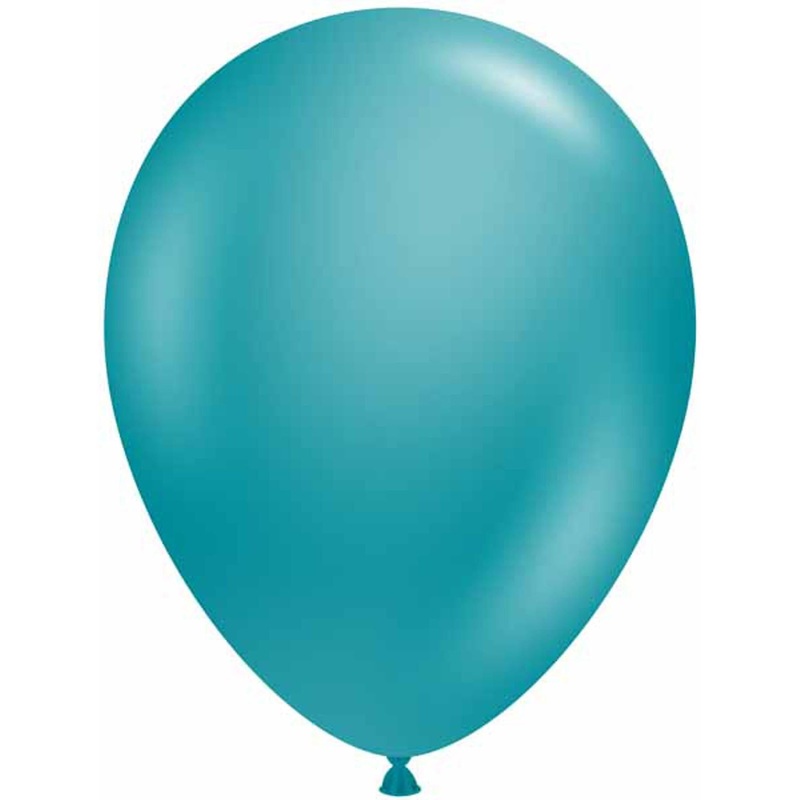 Elegant Metallic Teal Latex Balloons Perfect (50/Pk)