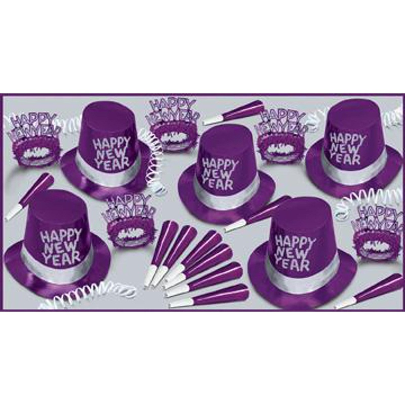 Purple Passion Assorted Set for 50 Vibrant and Versatile (1/Pk)