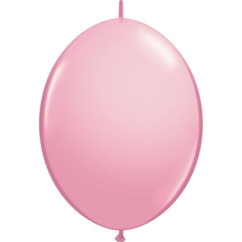 Qualatex QuickLink 6" Pink Latex Balloons (50/Pk)