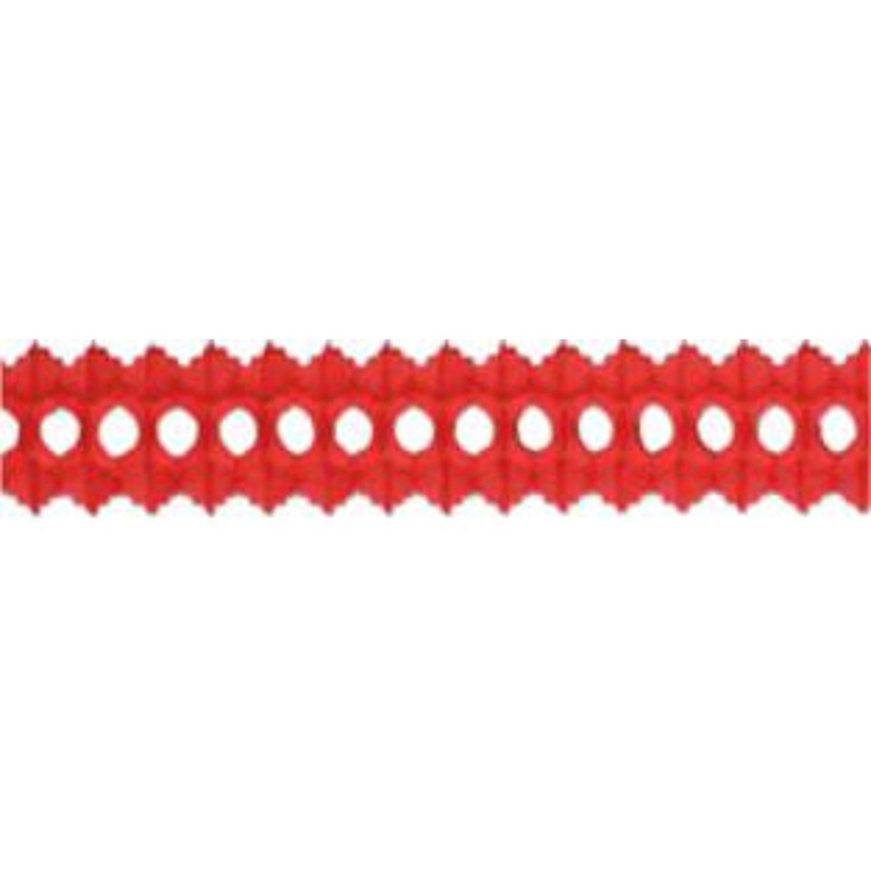 Retro Arcade Garland - 12' Red Paper Garland With Classic Iconic Shapes