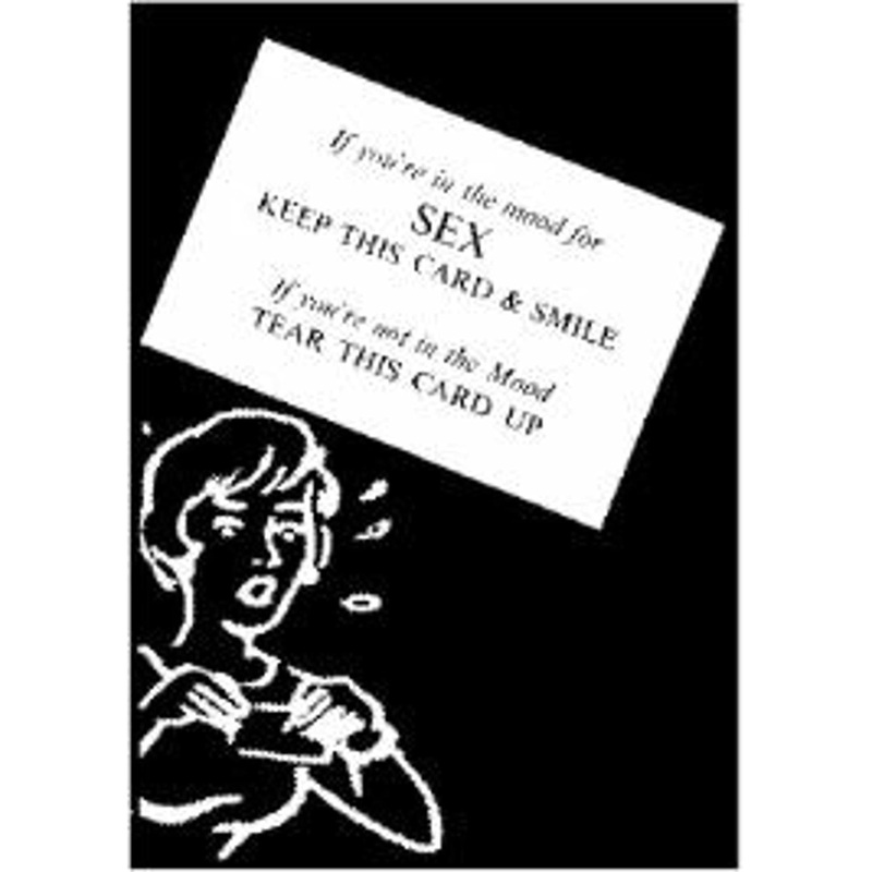 Tear-Resistant Sex Card