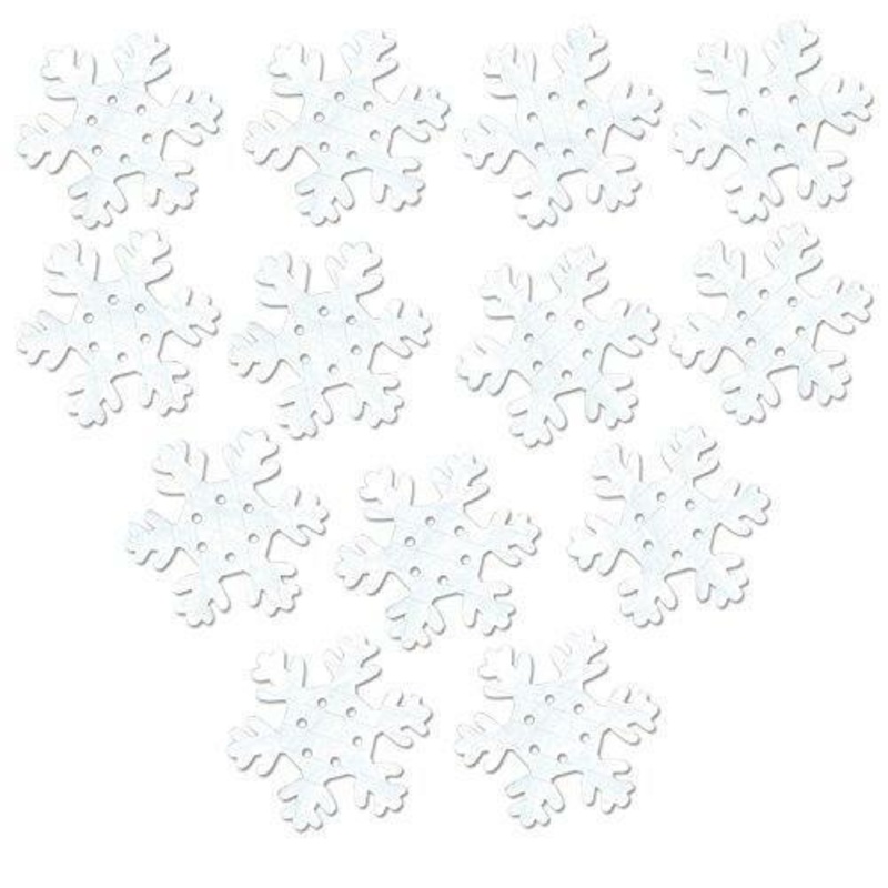 Tissue Snowflakes - 5.5" Winter Decorations (75/PK)