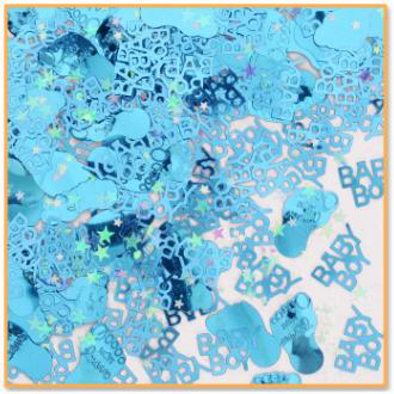 "Blue Baby Boy Confetti - 1/2 Oz."