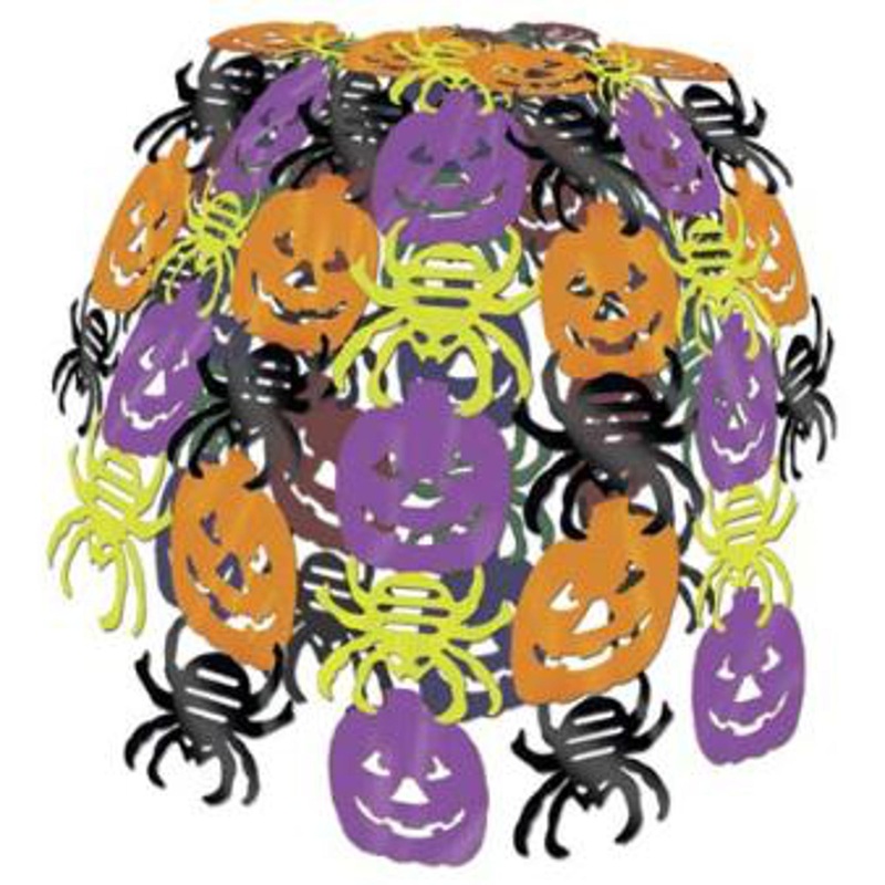 Pumpkin & Spider Cascade Spooky Decor