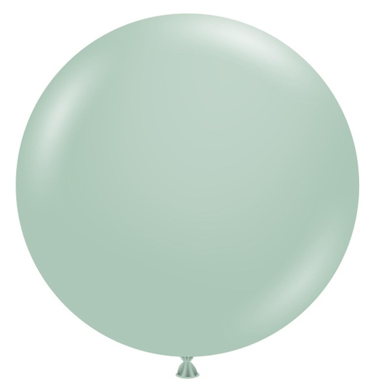 24 Tuftex Empower-Mint Latex Balloons (25/Pk)