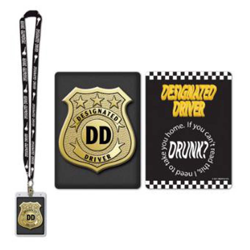 "Double-Sided Designated Driver Party Pass"