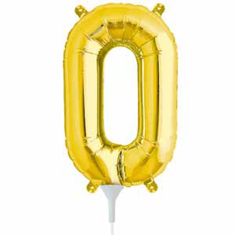 Golden O Balloon - 16 Inch