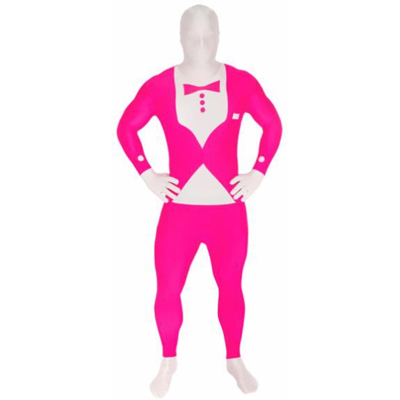 Premium Glow Tux Pink 2X-Large Morphsuit