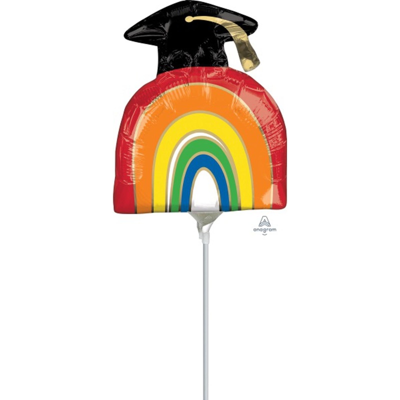 Rainbows Standard Foil Balloon  Graduation (5/Pk)