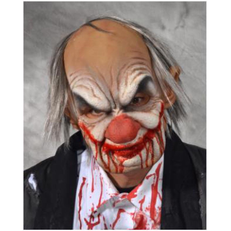 Supesoft Smiley Sinister Clown Mask with Moving Mouth