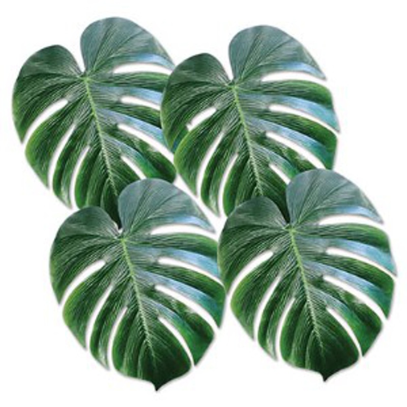 Tropical Palm Leaves Set - 4/Pk, 13"