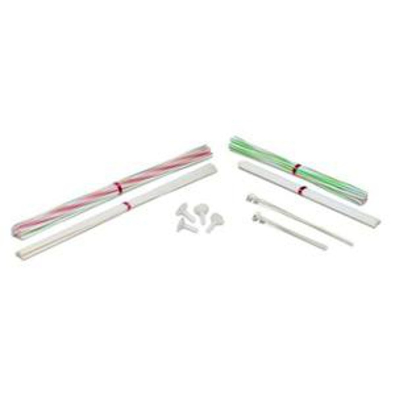 "12" White Micro Sticks - Bundle Of 100"