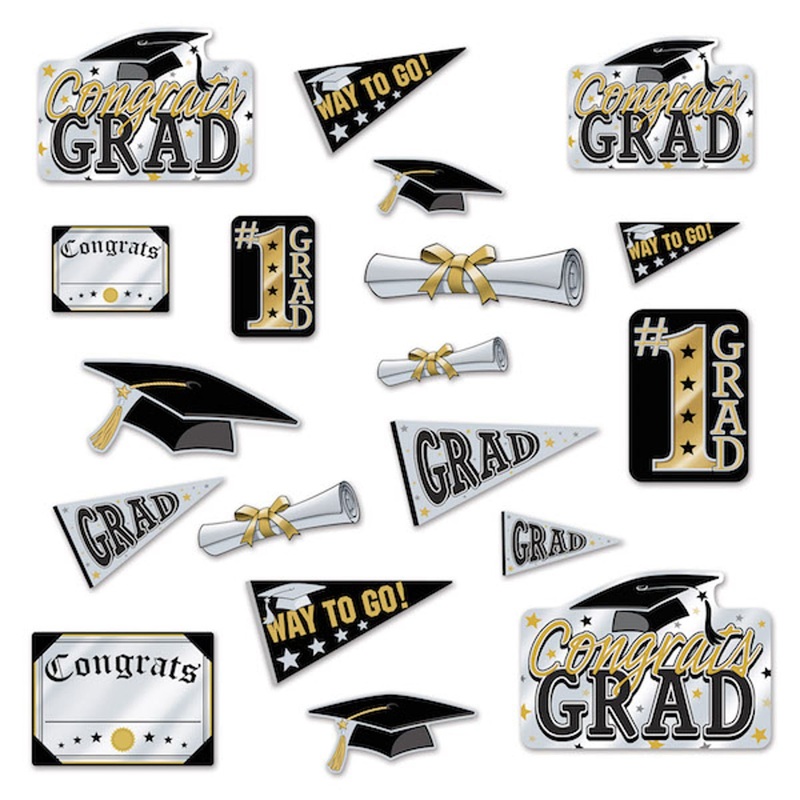 Celebrate in Style with the 6FT Black Congrats Grad Streamer (1/Pk)