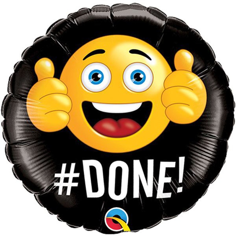 #Done! Mylar Flat Balloon - 9"