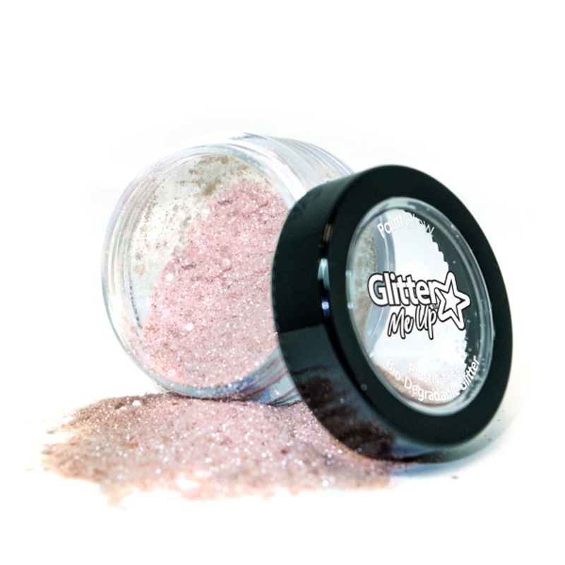 Eco-Friendly Rose Fine Glitter Pot.