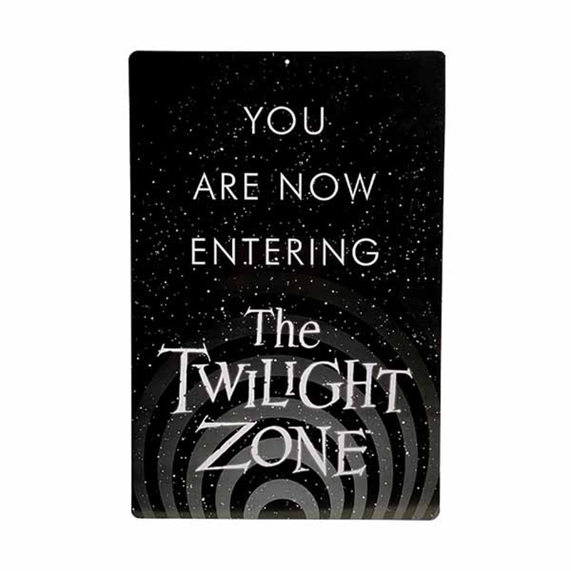 "Entering Twilight Zone Sign: Iconic Tv Memorabilia"