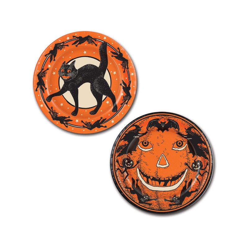 Halloween Paper Plates Spooky Party Essentials 24/Pk)
