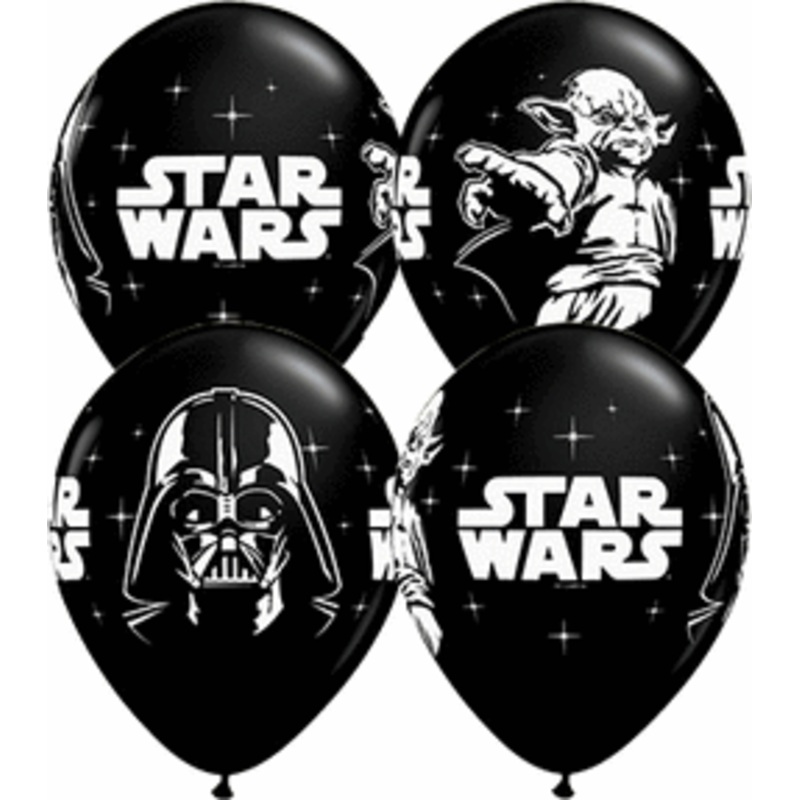 Qualatex Star Wars 11" Onyx Black Latex Balloon (25/Pk)