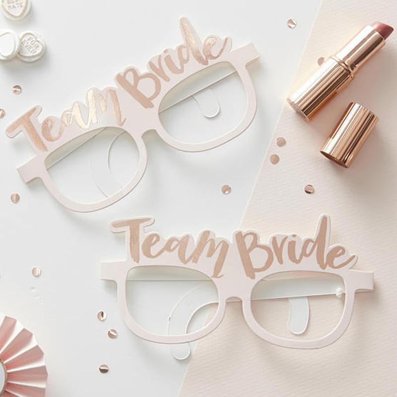 Team Bride Paper Glasses 10ct