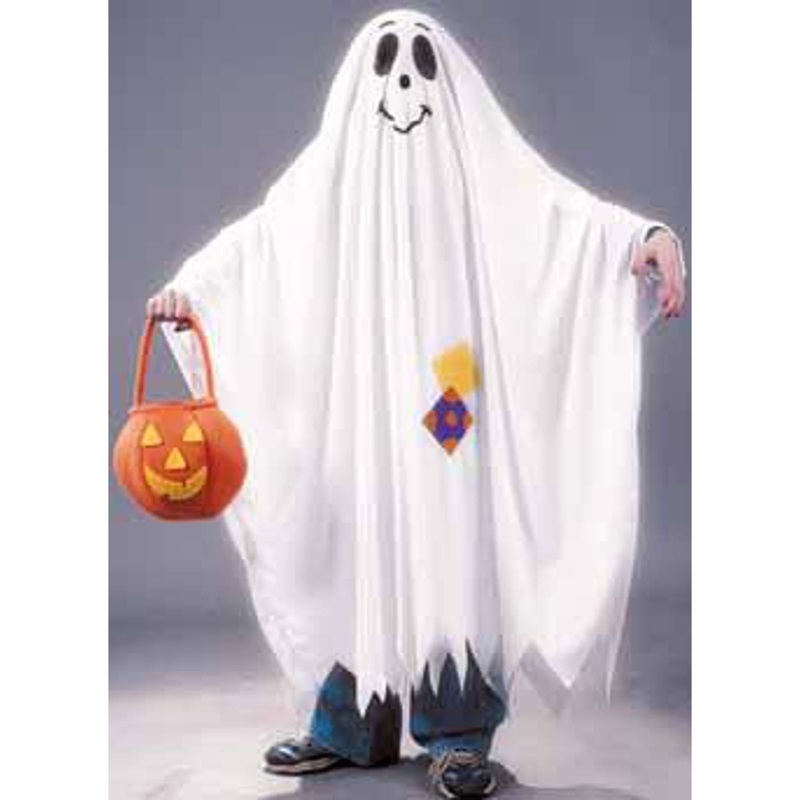 Child Friendly Ghost Costume - Size Large (12-14)
