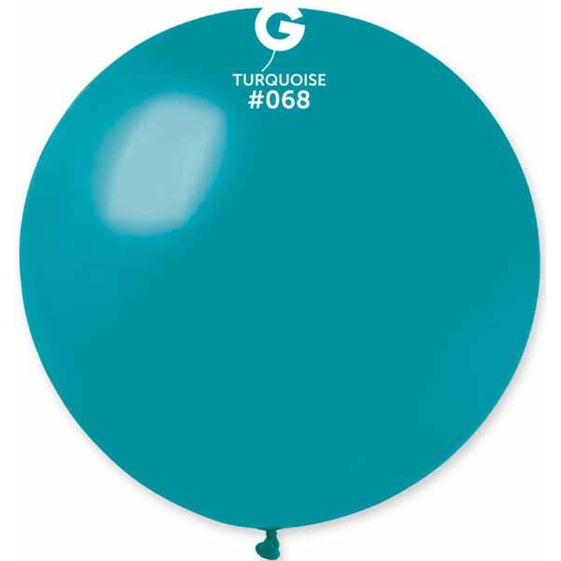 Gemar 31" Turquoise Balloon #068 - 1/Bag