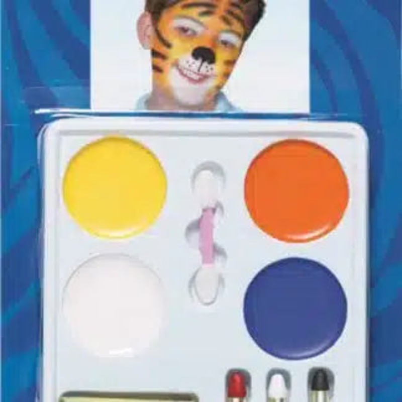 Wild Kingdom Face Paint Set: Transform into Wildlife (3/Pk)