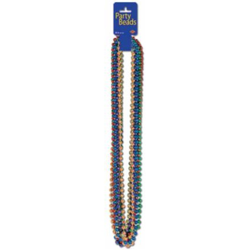 Assorted Party Beads, 12/Card