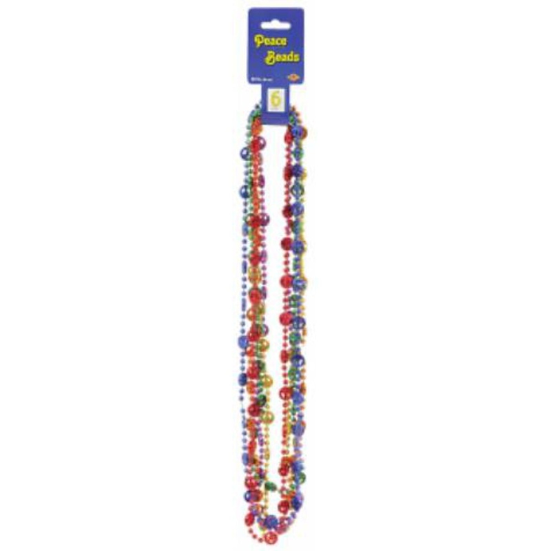 Colorful Peace Beads Set (6 Cards, 33 Inches)