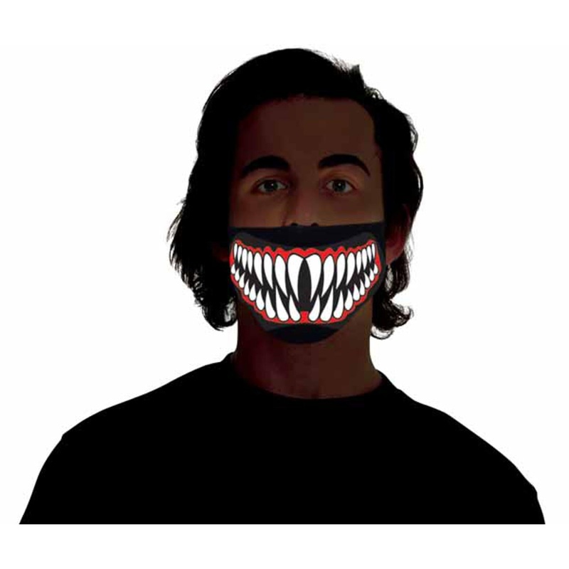 Reaper Demon Screaming Half Mask For Adults