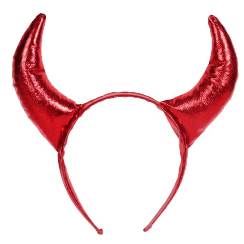 Red Devil Horns Headband