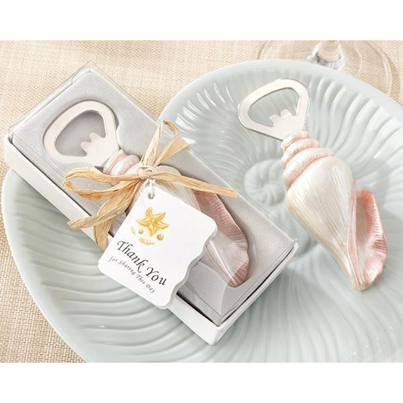 25 Pack of Seashell Bottle Openers