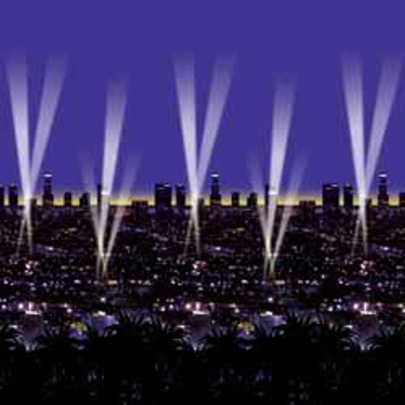 City Skyline Backdrop For Parties - 4'X 30' 1/Pkg