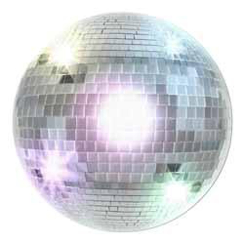 Disco Ball Cutout - 13 1/2 Inches