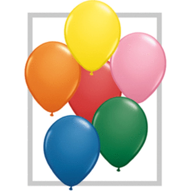 Qualatex Standard 16" Latex Assortment Balloon (50/Pk)