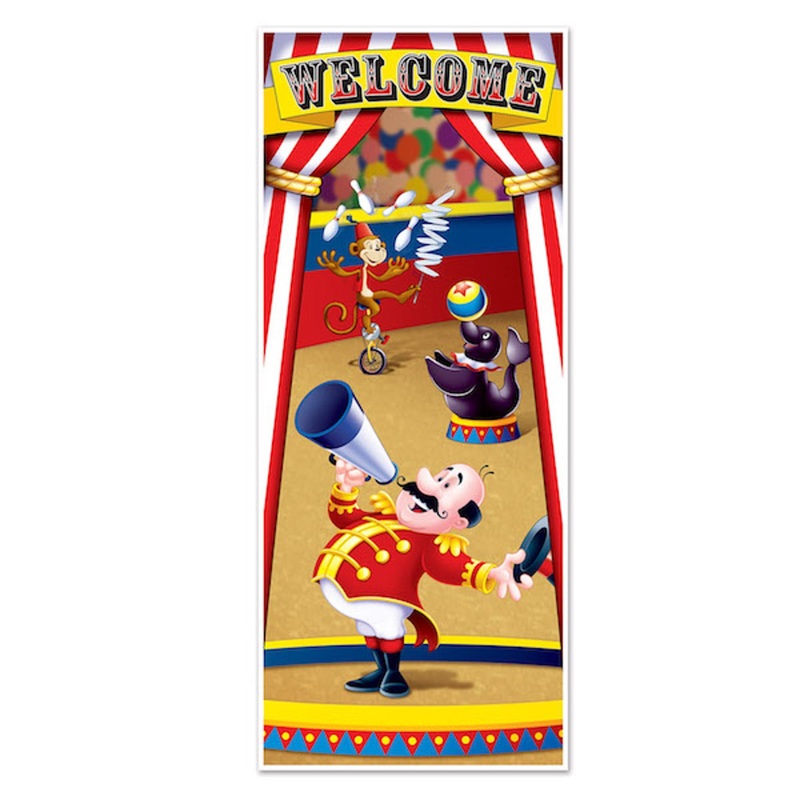 "Circus Tent Door Cover - Add Whimsy To Your Party Entrance"