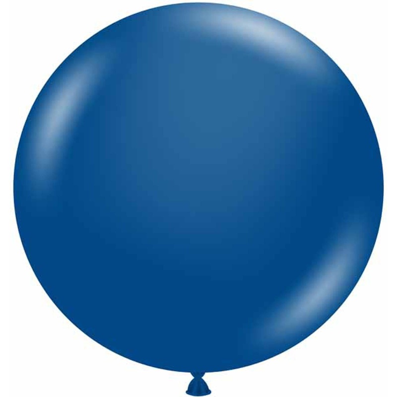 Dazzling 24" Crystal Sapphire Blue Latex Balloons (25/Pk)