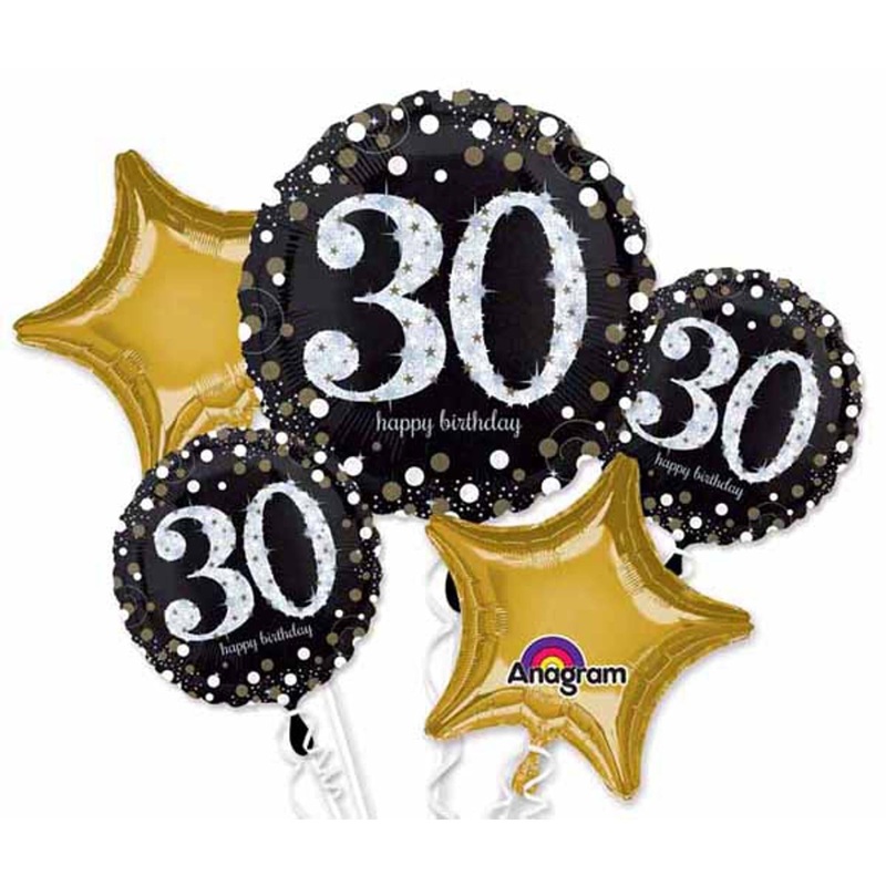 Dazzling Sixty: 60th Sparkling Celebration Jumbo Foil Balloon (1/Pk)