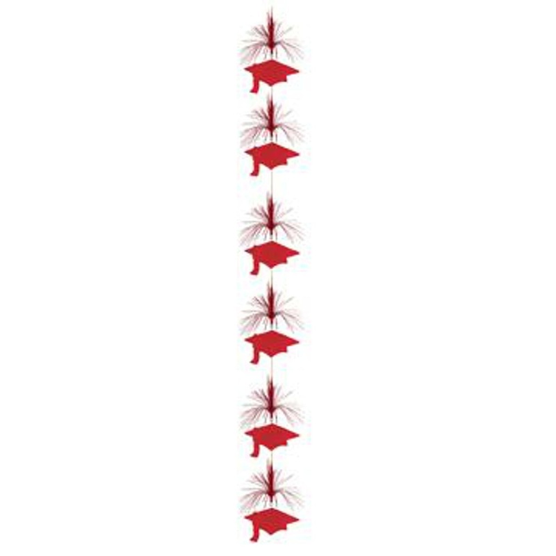 Red Grad Cap Firework Stringer (3/Pk)