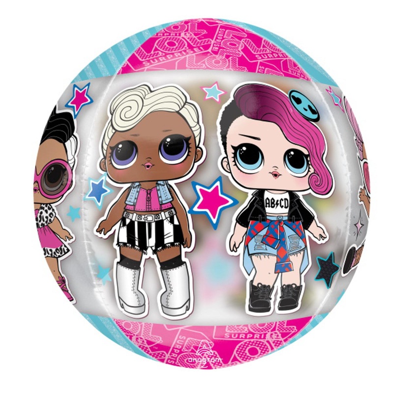15 Inch Surprise Glam Orbz Balloon (3/Pk)
