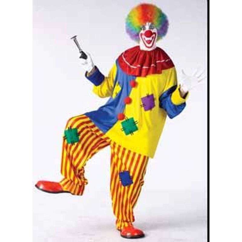Big Top Clown Adult Costume - 6'/200Lbs - One Size Fits Most