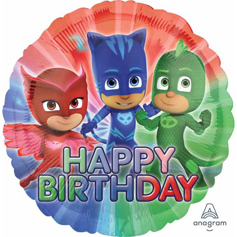 PJ Masks Birthday Balloon Set - Double the Fun (5/Pk)