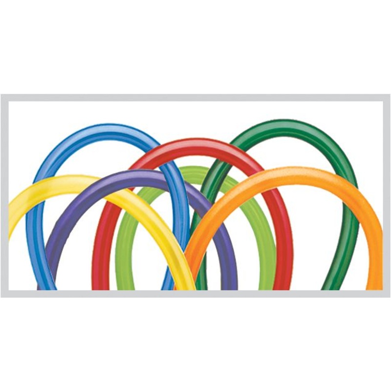 Qualatex Animals Twisty Carnival Assortment 160Q Latex Balloons (100/Pk)