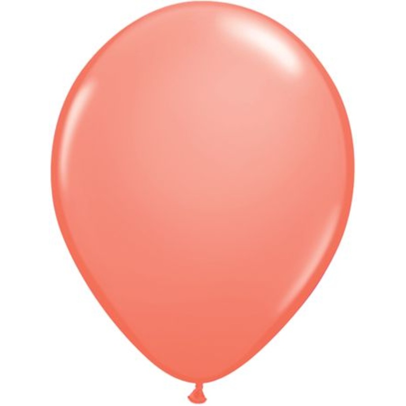 Qualatex Coral 5 Latex Balloons (100/Pk)