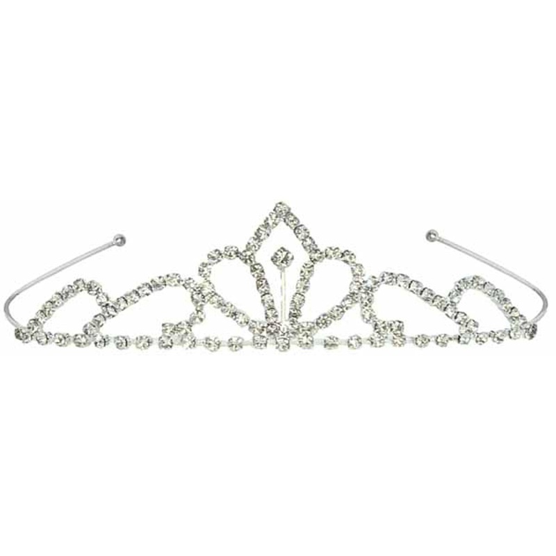 Royal Rhinestone Tiara (1/Pk)