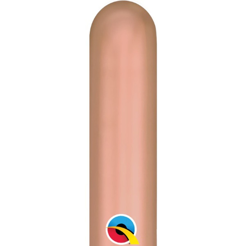 Qualatex Animal Twisty Rose Gold 260Q Latex Balloons (100/Pk)