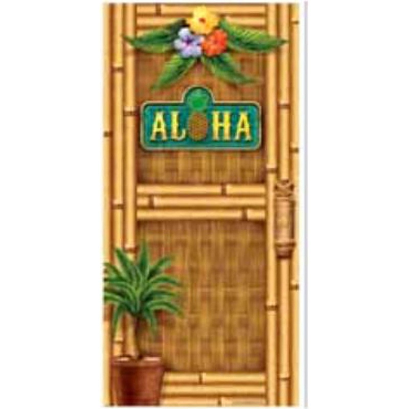 "Tropical Aloha Door Cover - 30" X 5' (1/Pkg)"