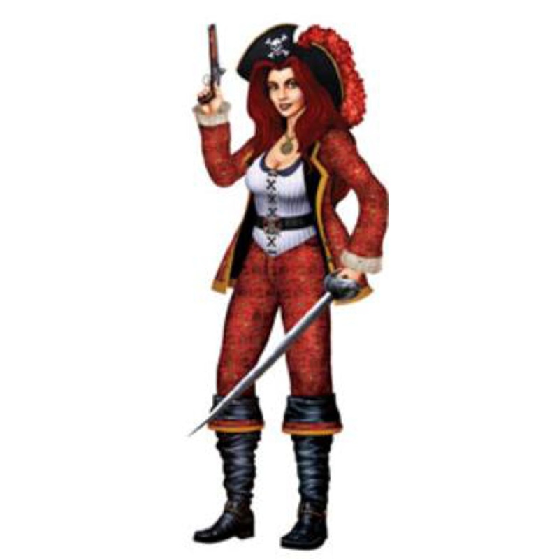 38" Jointed Bonny Buccaneer Cutout Decoration
