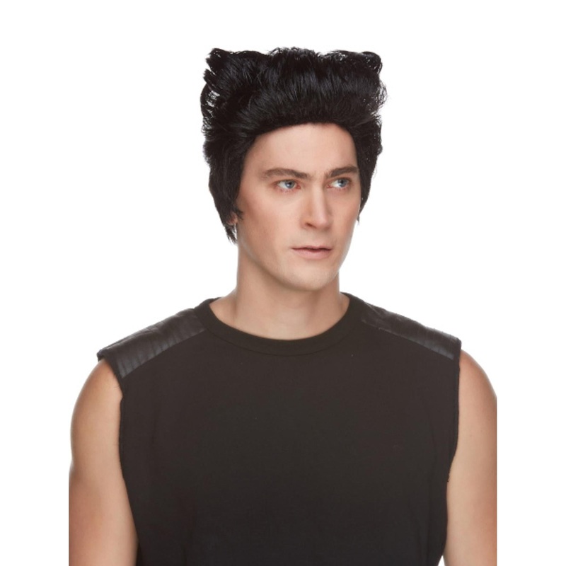 "Classic Wolfman Wig - Black"