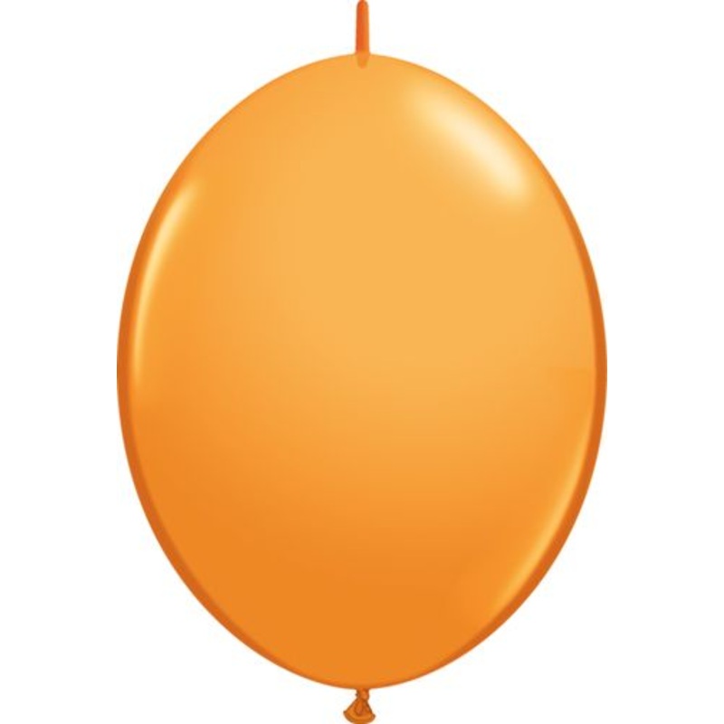 Qualatex QuickLink Orange 12" Latex Balloons (50/Pk)