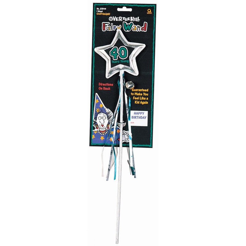 Whimsical Wizardry Oth 40 Birthday Wand Goofy Gadget (12/Pk)